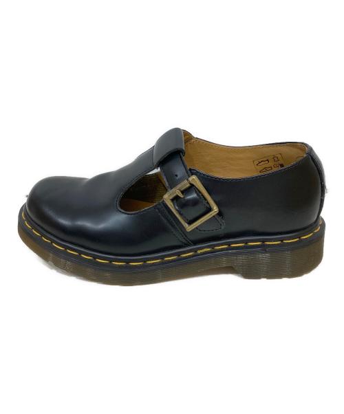 Dr.Martens（ドクターマーチン）Dr.Martens (ドクターマーチン) POLLEY Tバーシューズ ブラック サイズ:37の古着・服飾アイテム
