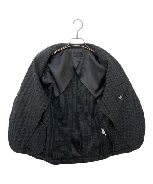 666（666）666 (666) ウール混テーラードジャケット ブラック サイズ:Sの古着・服飾アイテム
