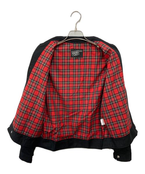 666（666）666 (666) センタージップスイングトップ レッド サイズ:Sの古着・服飾アイテム