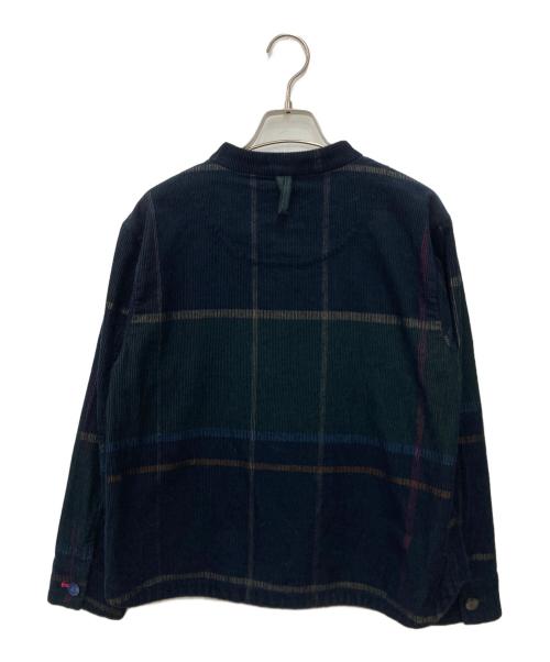 Pal'las Palace（パラスパレス）PAL'LAS PALACE (パラスパレス) スタンドカラーコーデュロイジャケット ネイビー サイズ:2の古着・服飾アイテム