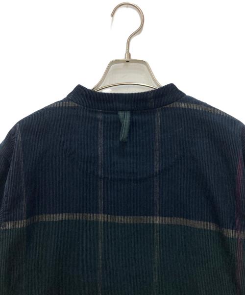Pal'las Palace（パラスパレス）PAL'LAS PALACE (パラスパレス) スタンドカラーコーデュロイジャケット ネイビー サイズ:2の古着・服飾アイテム