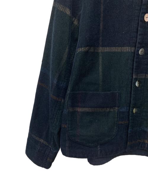 Pal'las Palace（パラスパレス）PAL'LAS PALACE (パラスパレス) スタンドカラーコーデュロイジャケット ネイビー サイズ:2の古着・服飾アイテム