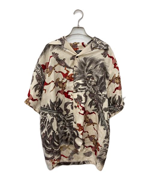 Pagong（パゴン）Pagong (パゴン) 半袖シャツ ベージュ サイズ:Ⅼの古着・服飾アイテム