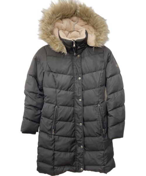 LAUREN RALPH LAUREN（ローレン ラルフ ローレン）LAUREN RALPH LAUREN (ローレン ラルフ ローレン) ファー付きAラインダウンジャケット ブラック サイズ:xsの古着・服飾アイテム