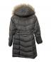 LAUREN RALPH LAUREN (ローレン ラルフ ローレン) ファー付きAラインダウンジャケット ブラック サイズ:xs：12000円