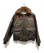 HARLEY-DAVIDSONハーレーダビッドソン）の古着「G-1 レザージャケット」｜ブラウン
