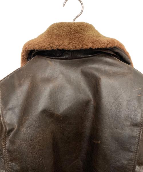 HARLEY-DAVIDSON（ハーレーダビッドソン）HARLEY-DAVIDSON (ハーレーダビッドソン) G-1 レザージャケット ブラウン サイズ:Sの古着・服飾アイテム