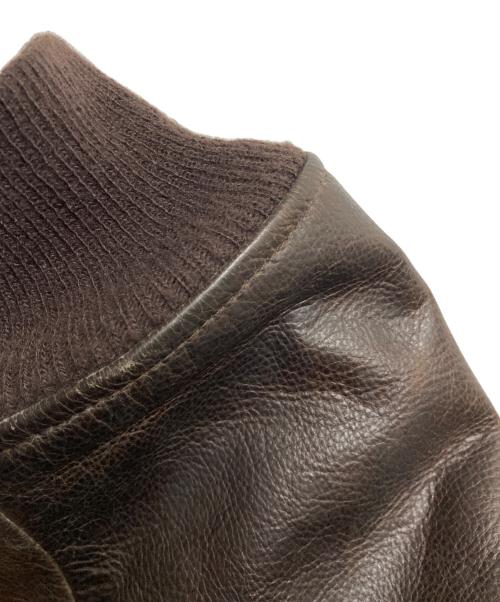HARLEY-DAVIDSON（ハーレーダビッドソン）HARLEY-DAVIDSON (ハーレーダビッドソン) G-1 レザージャケット ブラウン サイズ:Sの古着・服飾アイテム