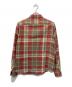 POLO RALPH LAUREN (ポロ・ラルフローレン) 裏サーマルフラップポケットワークネルシャツ レッド×ベージュ サイズ:S：6000円