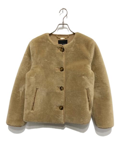 Kate Spade（ケイトスペード）Kate Spade (ケイトスペード) Bonded Shearling Jacket ベージュ サイズ:Sの古着・服飾アイテム