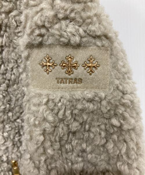 TATRAS（タトラス）TATRAS (タトラス) IPAMA イパマ ボアブルゾン ベージュ サイズ:SIZE 01の古着・服飾アイテム