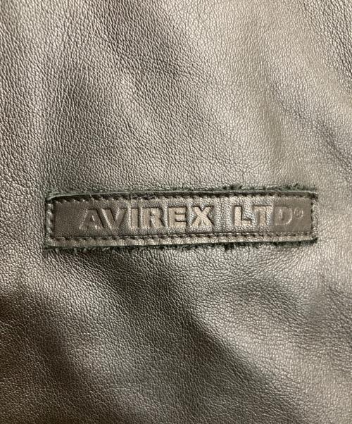 AVIREX（アヴィレックス）AVIREX (アヴィレックス) SHEEP SINGLE RIDERS ブラック サイズ:Lの古着・服飾アイテム