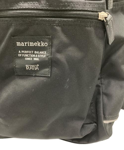 marimekko（マリメッコ）marimekko (マリメッコ) BUDDY リュック ブラックの古着・服飾アイテム