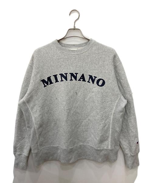 Champion REVERSE WEAVE（チャンピオン リバース ウィーブ）Champion REVERSE WEAVE (チャンピオン リバース ウィーブ) プリントスウェット グレー サイズ:Mの古着・服飾アイテム