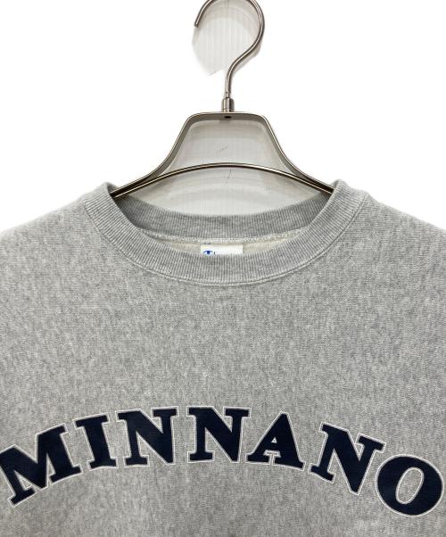 Champion REVERSE WEAVE（チャンピオン リバース ウィーブ）Champion REVERSE WEAVE (チャンピオン リバース ウィーブ) プリントスウェット グレー サイズ:Mの古着・服飾アイテム