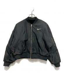 NIKE（ナイキ）の古着「リバーシブル ボンバー ジャケット」｜ブラック