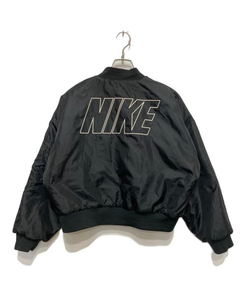 NIKE（ナイキ）NIKE (ナイキ) リバーシブル ボンバー ジャケット ブラック サイズ:Mの古着・服飾アイテム