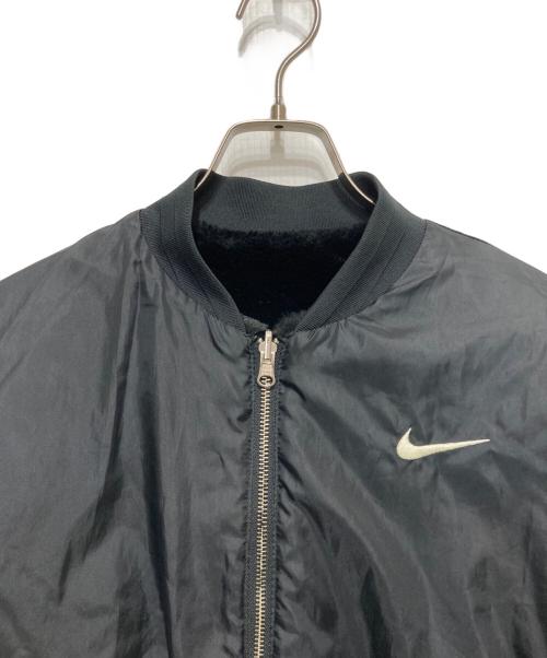 NIKE（ナイキ）NIKE (ナイキ) リバーシブル ボンバー ジャケット ブラック サイズ:Mの古着・服飾アイテム