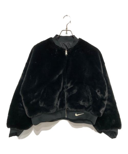 NIKE（ナイキ）NIKE (ナイキ) リバーシブル ボンバー ジャケット ブラック サイズ:Mの古着・服飾アイテム
