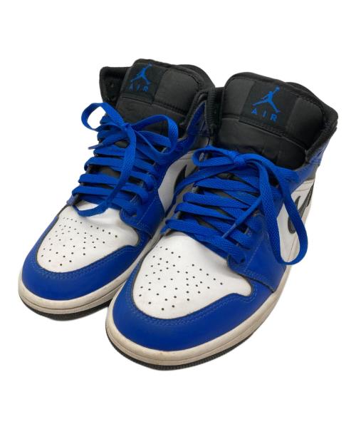 NIKE（ナイキ）NIKE (ナイキ) Air Jordan 1 Mid ホワイト×ブルー サイズ:25の古着・服飾アイテム