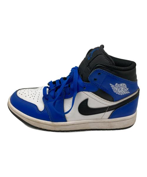 NIKE（ナイキ）NIKE (ナイキ) Air Jordan 1 Mid ホワイト×ブルー サイズ:25の古着・服飾アイテム