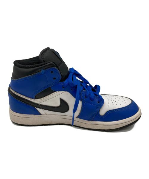 NIKE（ナイキ）NIKE (ナイキ) Air Jordan 1 Mid ホワイト×ブルー サイズ:25の古着・服飾アイテム