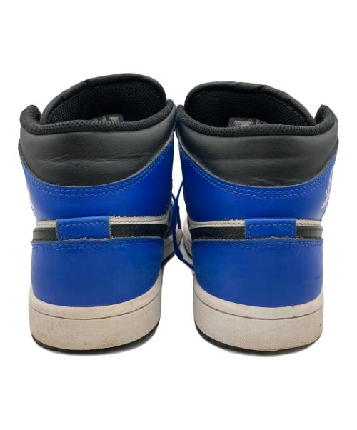 NIKE（ナイキ）NIKE (ナイキ) Air Jordan 1 Mid ホワイト×ブルー サイズ:25の古着・服飾アイテム