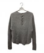 DEUXIEME CLASSEドゥーズィエム クラス）の古着「Thermal Knit　サーマル・ニット」｜グレー