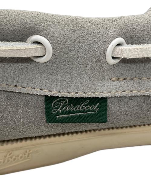 PARABOOT（パラブーツ）PARABOOT (パラブーツ) BIRTH スウェードデッキシューズ グレー サイズ:6　1/2の古着・服飾アイテム