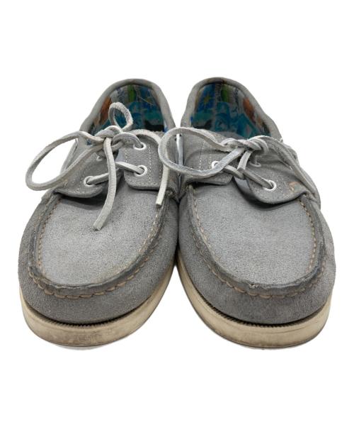 PARABOOT（パラブーツ）PARABOOT (パラブーツ) BIRTH スウェードデッキシューズ グレー サイズ:6　1/2の古着・服飾アイテム