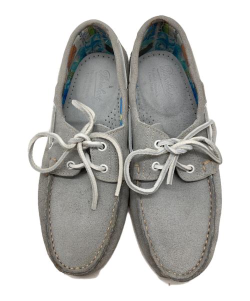 PARABOOT（パラブーツ）PARABOOT (パラブーツ) BIRTH スウェードデッキシューズ グレー サイズ:6　1/2の古着・服飾アイテム