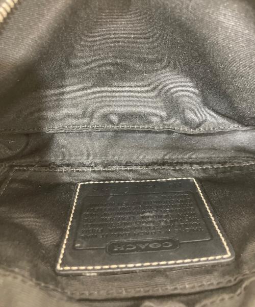 COACH（コーチ）COACH (コーチ) シグネチャーショルダーバッグ ベージュ×ブラックの古着・服飾アイテム
