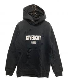 GIVENCHY（ジバンシィ）の古着「デストロイパーカー」｜ブラック