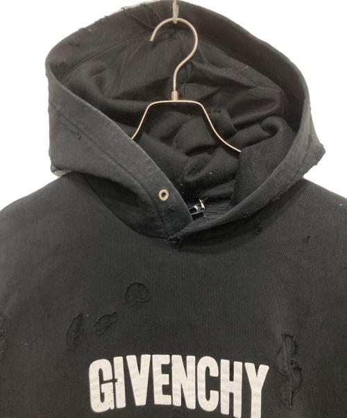 GIVENCHY（ジバンシィ）GIVENCHY (ジバンシィ) デストロイパーカー ブラック サイズ:Mの古着・服飾アイテム