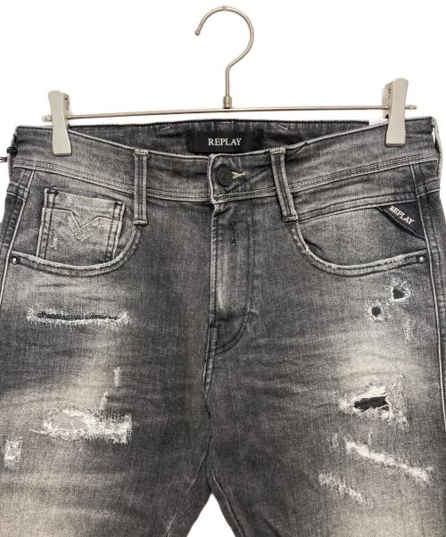 REPLAY（リプレイ）REPLAY (リプレイ) anbass デニムパンツ ブラック サイズ:	SIZE 76cm (W30) 未使用品の古着・服飾アイテム