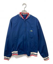 IZOD LACOSTE（アイゾッド ラコステ）の古着「トリコリブジップアップブルゾン」｜ネイビー
