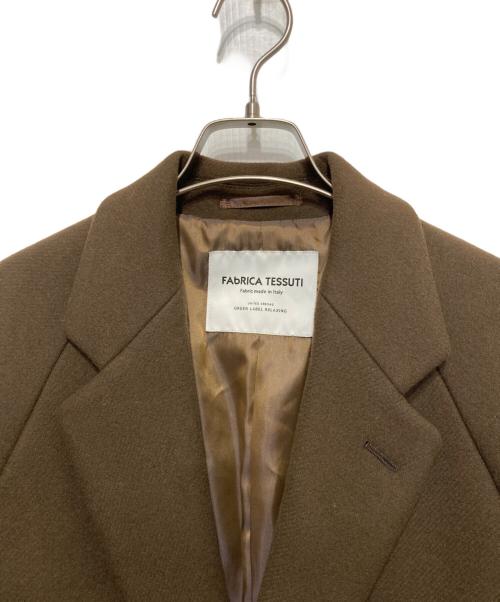 green label relaxing（グリーンレーベルリラクシング）green label relaxing (グリーンレーベルリラクシング) CM FAbRICA メルトンチェスター ブラウン サイズ:SIZE XSの古着・服飾アイテム