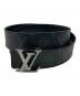 LOUIS VUITTON（ルイ ヴィトン）の古着「ベルト・LV イニシャル 40MM リバーシブル3」｜ブラック