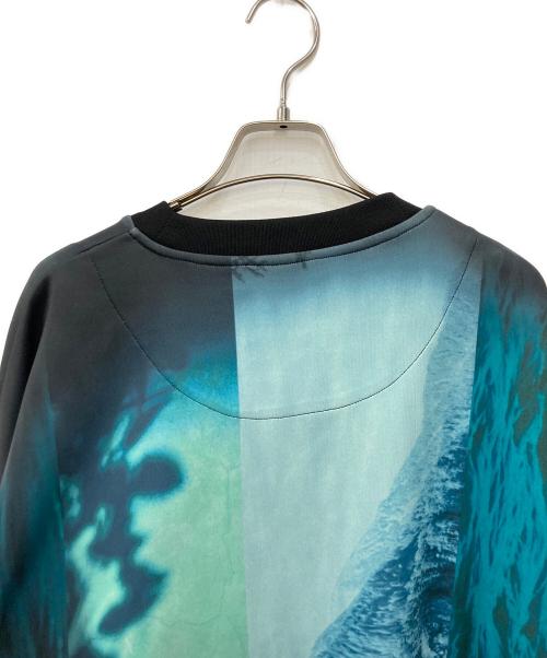 MAISON SPECIAL（メゾンスペシャル）MAISON SPECIAL (メゾンスペシャル) Multi Design Crew Neck Pullover グリーン サイズ:Sの古着・服飾アイテム