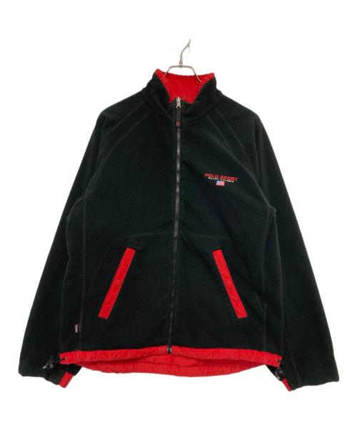 POLO SPORT（ポロスポーツ）POLO SPORT (ポロスポーツ) リバーシブルジャケット ブラック×レッド サイズ:Mの古着・服飾アイテム