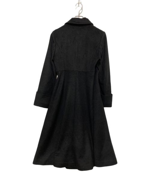 Tnewties（トゥエンティーズ）TNEWTIES (トゥエンティーズ) サイコロに息を吹きかけて ダブルブレストウールブレンドコート ブラック サイズ:Mの古着・服飾アイテム