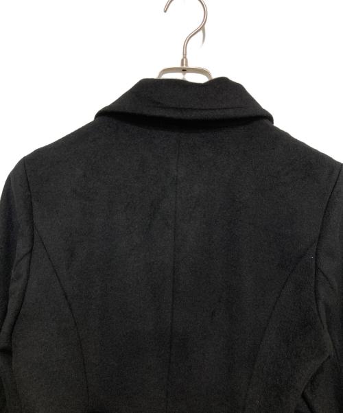 Tnewties（トゥエンティーズ）TNEWTIES (トゥエンティーズ) サイコロに息を吹きかけて ダブルブレストウールブレンドコート ブラック サイズ:Mの古着・服飾アイテム