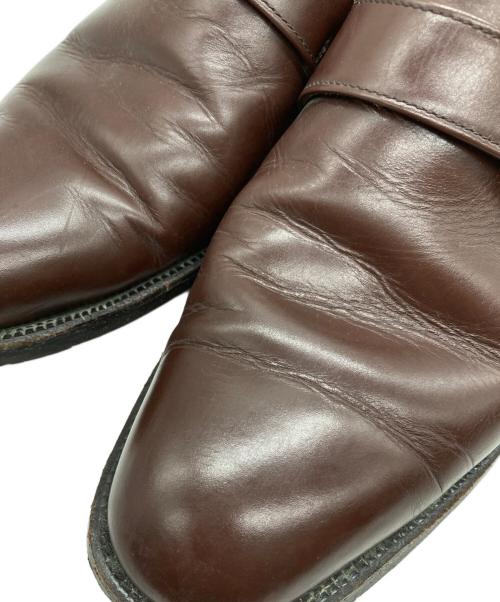 Burberry's（バーバリーズ）Burberry's (バーバリーズ) モンクストラップシューズ ブラウン サイズ:24㎝の古着・服飾アイテム
