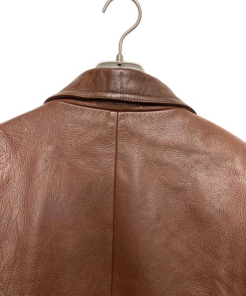 adventurebound（アドベンチャーバウンド）ADVENTUREBOUND (アドベンチャーバウンド) レザージャケット ブラウン サイズ:Lの古着・服飾アイテム