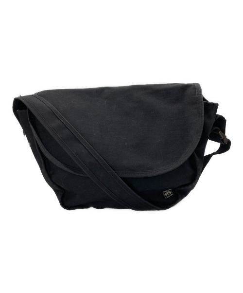 PORTER（ポーター）PORTER (ポーター) STAIN  SHOULDER BAG　ステイン・ショルダー・バッグ ブラックの古着・服飾アイテム