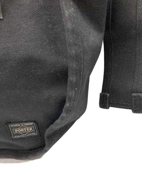 PORTER（ポーター）PORTER (ポーター) STAIN  SHOULDER BAG　ステイン・ショルダー・バッグ ブラックの古着・服飾アイテム