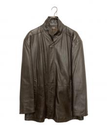 Beaux（Beaux）の古着「シープレザーコート」｜ブラウン