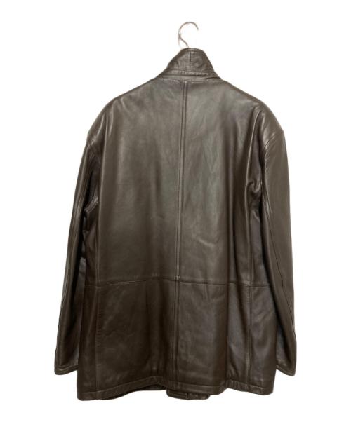 Beaux（Beaux）Beaux (Beaux) シープレザーコート ブラウン サイズ:48の古着・服飾アイテム
