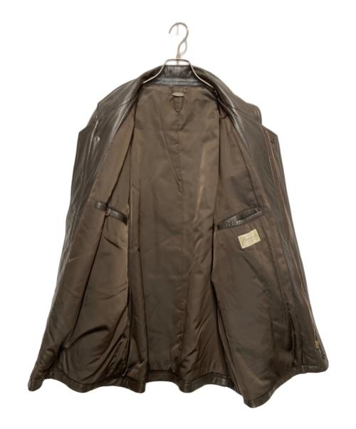 Beaux（Beaux）Beaux (Beaux) シープレザーコート ブラウン サイズ:48の古着・服飾アイテム