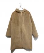COLLAGE GALLARDAGALANTEコラージュ ガリャルダガランテ）の古着「25FW リバーシブルファータッチコート」｜ベージュ